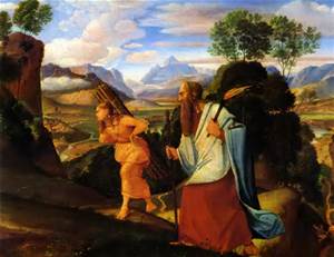 Abraham and Isaad by Johan Heinrich Ferdinand